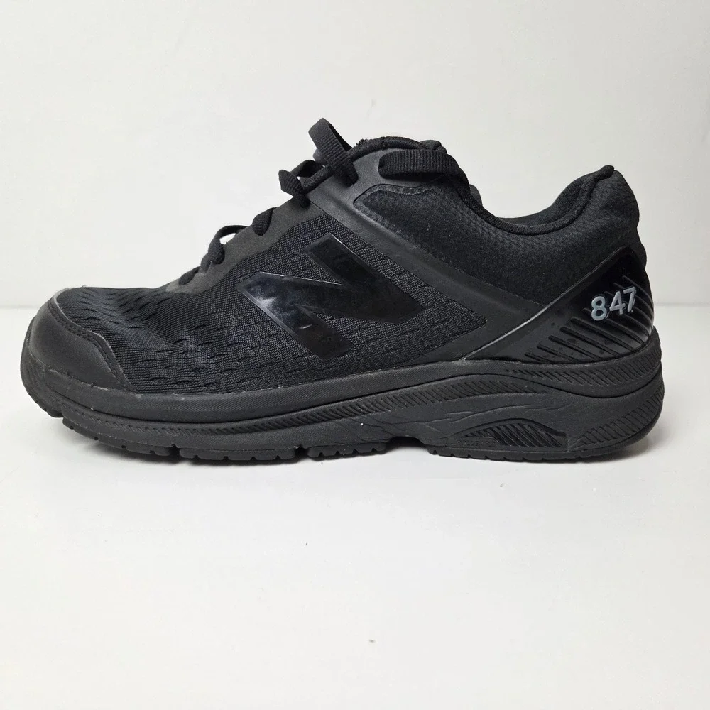 NEW BALANCE WOMEN'S 847 V4 Black WALKING SHOE SNEAKER BLACK SIZE 9.5‎